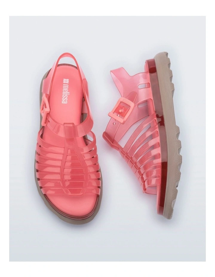 Gloria Platform Sandals in Beige image 3