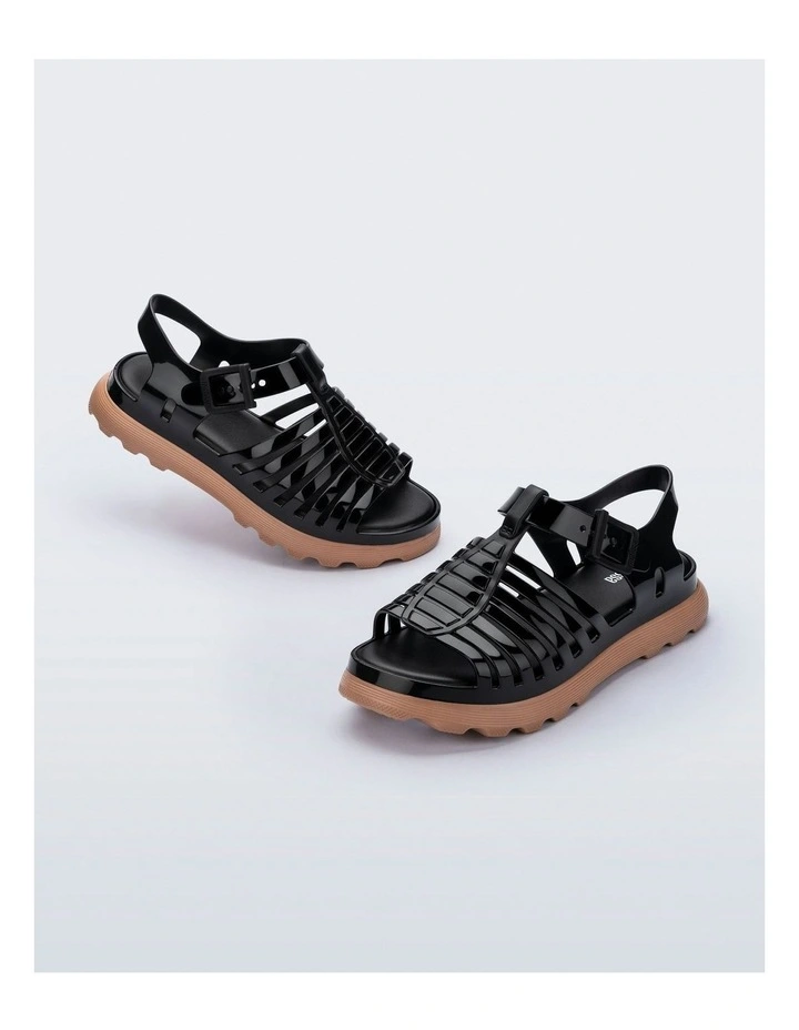 Gloria Platform Sandals in Beige image 5