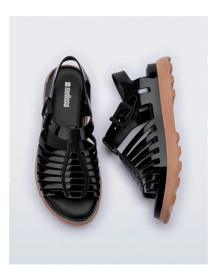 Gloria Platform Sandals in Beige image 6