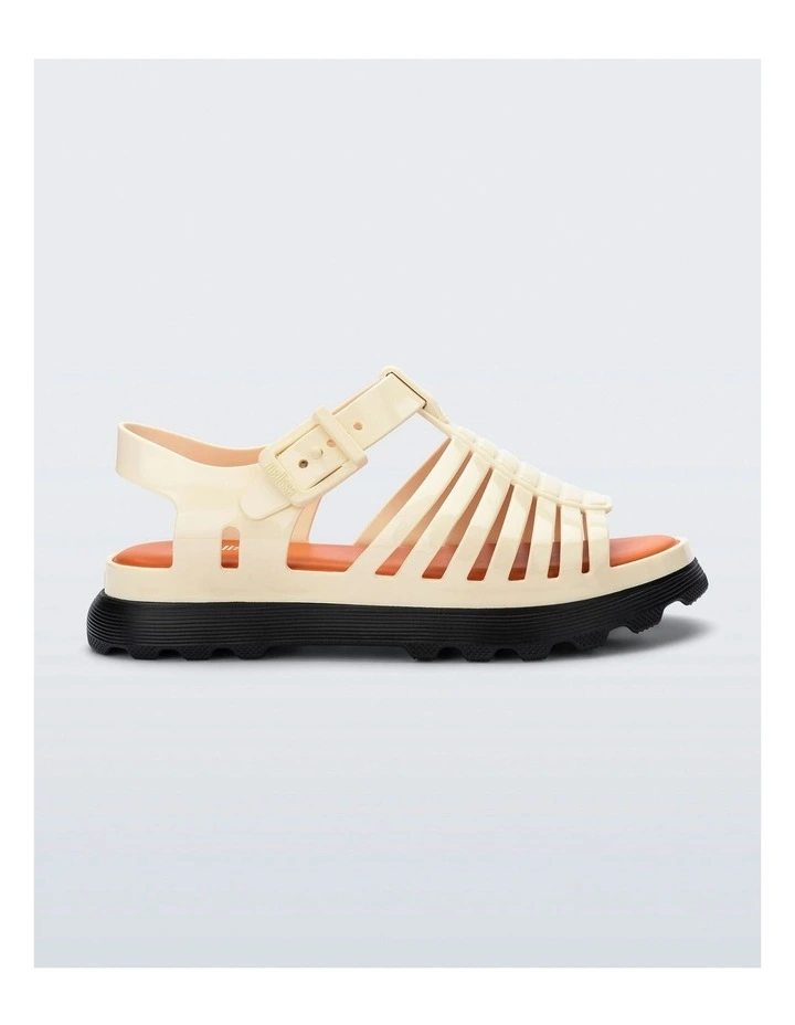 Gloria Platform Sandals in Beige image 7