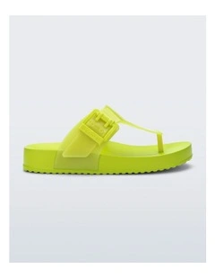 Cozy Flip Flop Sandals in Green