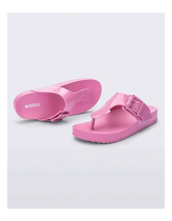Cozy Flip Flop Sandals in Pink image 2