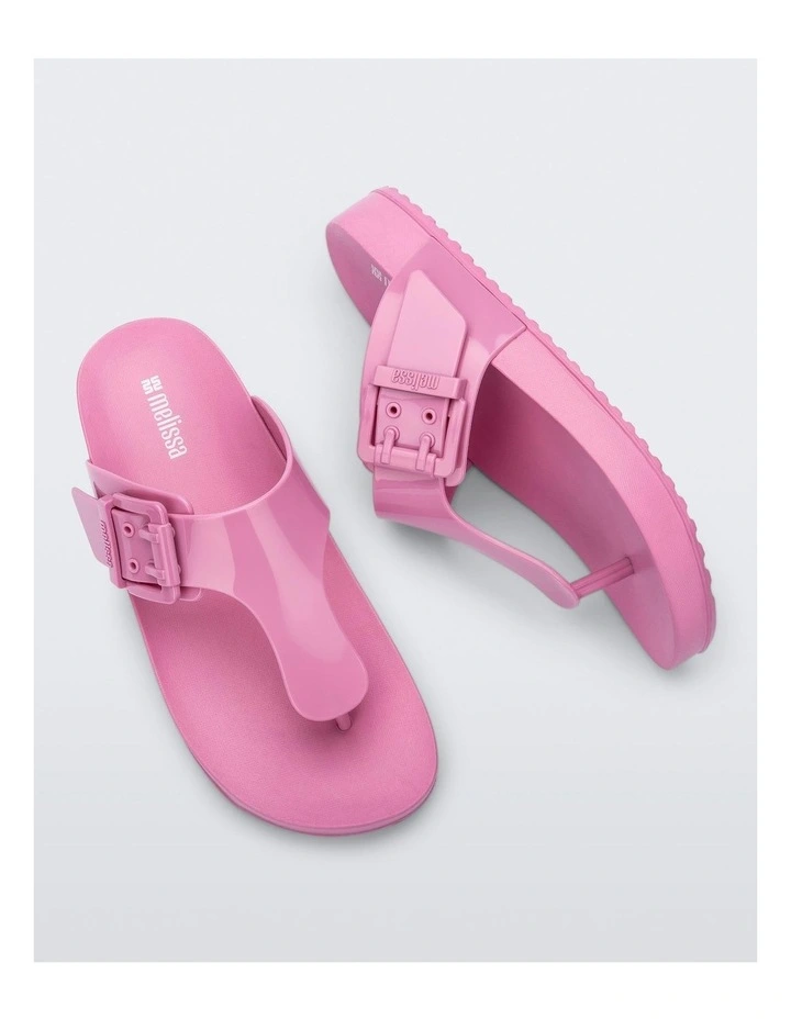 Cozy Flip Flop Sandals in Pink image 3
