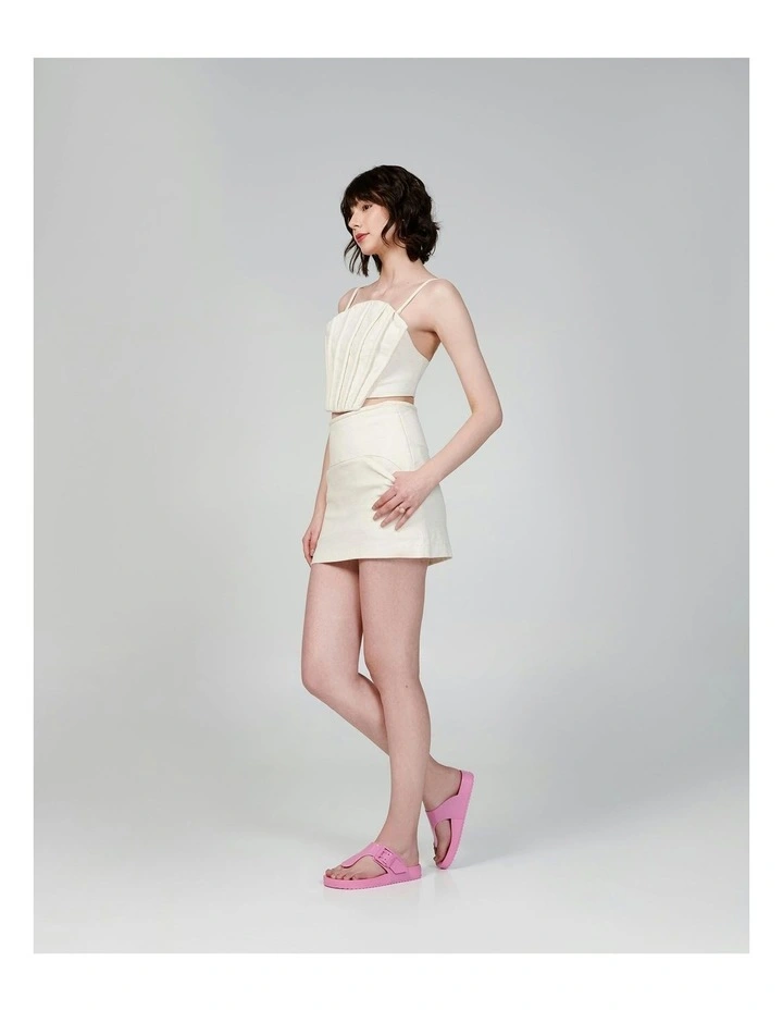 Cozy Flip Flop Sandals in Pink image 5
