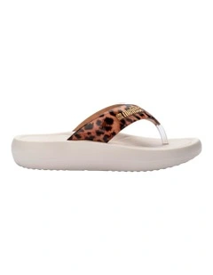 Station Flip Flop Ad Thong in Beige