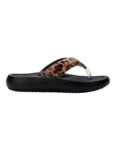 Station Flip Flop Ad Thong in Black