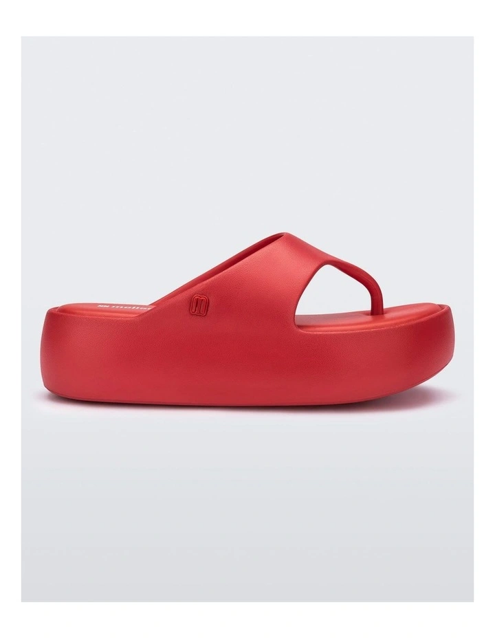 Free Platform Thong in Red image 1
