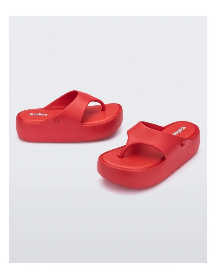 Free Platform Thong in Red image 2