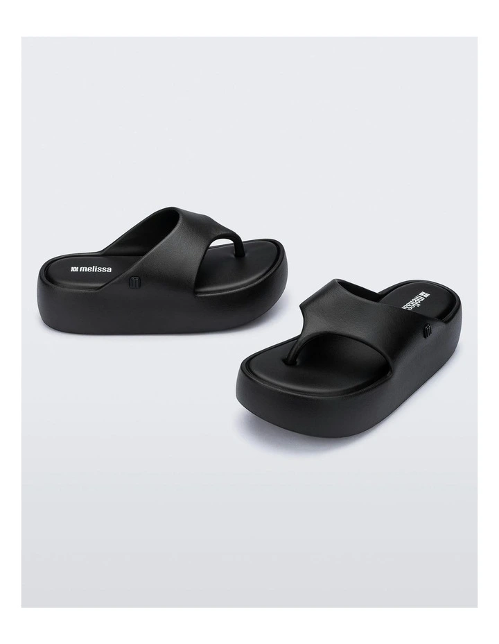 Free Platform Thong in Black image 4