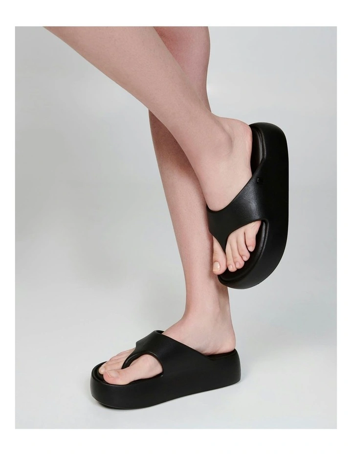Free Platform Thong in Black image 5