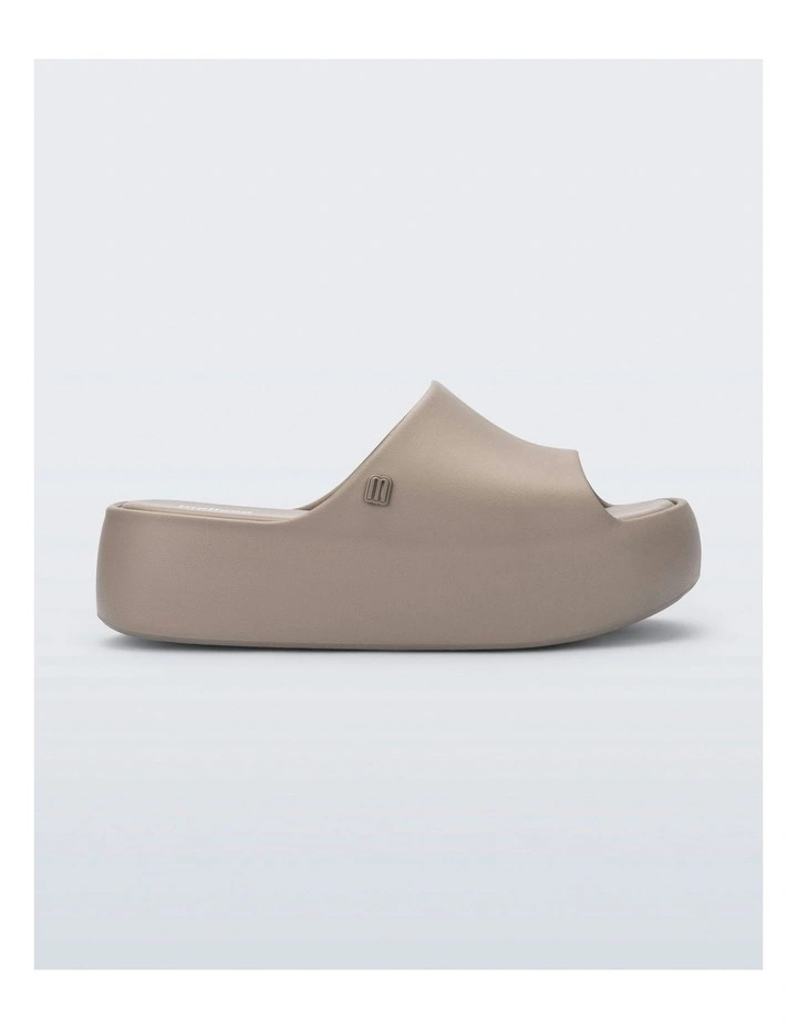 Free Platform Slide in Dark Beige image 1