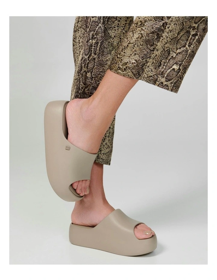 Free Platform Slide in Dark Beige image 5