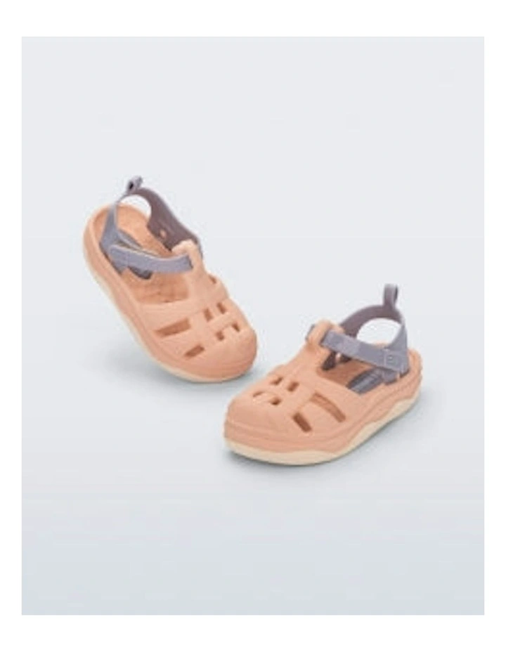 Mini Zig Sandal in Beige Grey image 3