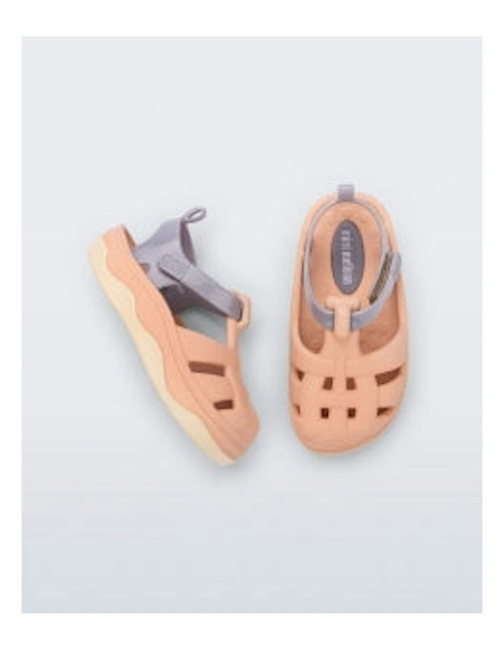 Mini Zig Sandal in Beige Grey image 4