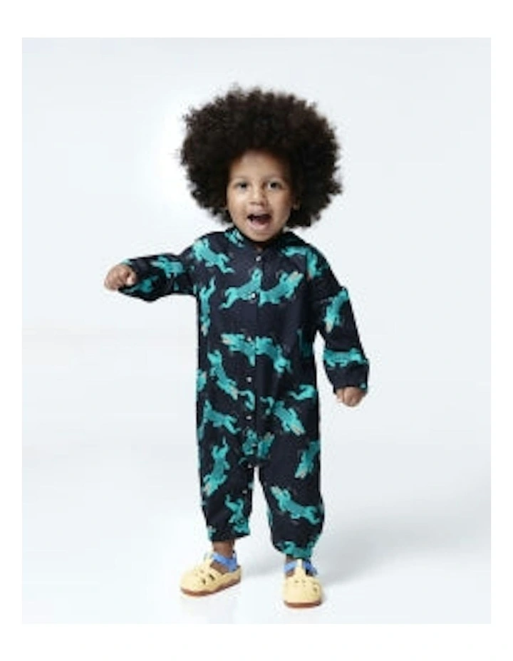 Mini Zig Sandal in Yellow Blue image 2