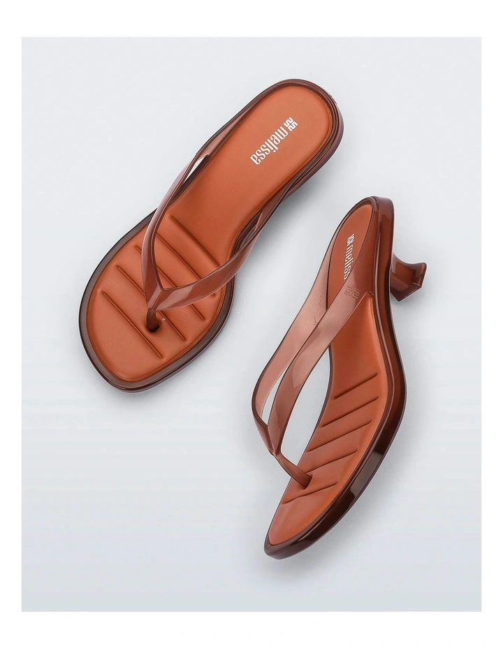 Thong Kitten Heel in Brown image 2