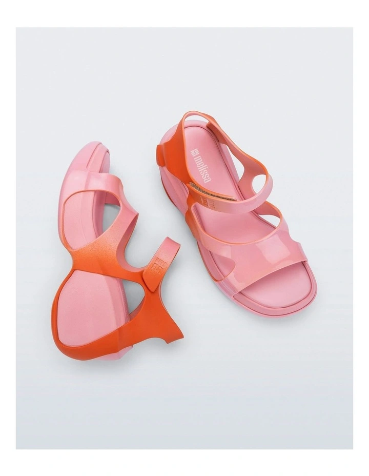 Edge Shoes in Pink Orange image 4