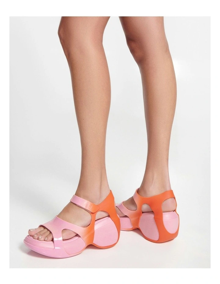 Edge Shoes in Pink Orange image 5