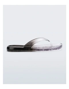 Beachwear Slippers in Clear Black