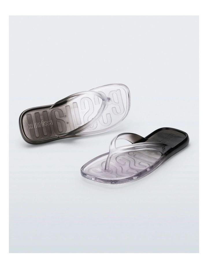 Beachwear Slippers in Clear Black image 3