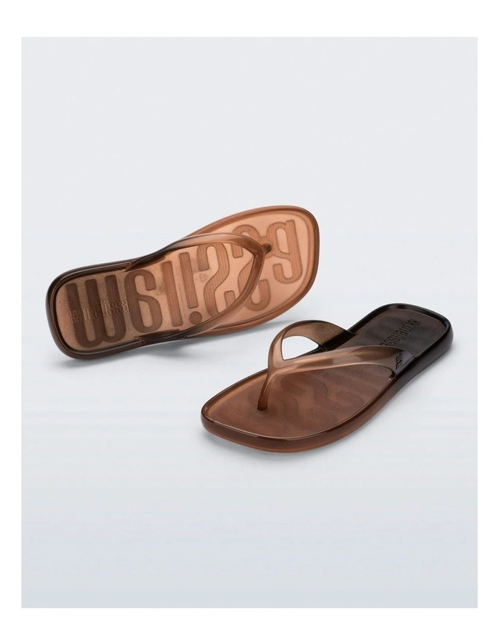 Beachwear Slipper in Brown Black image 3