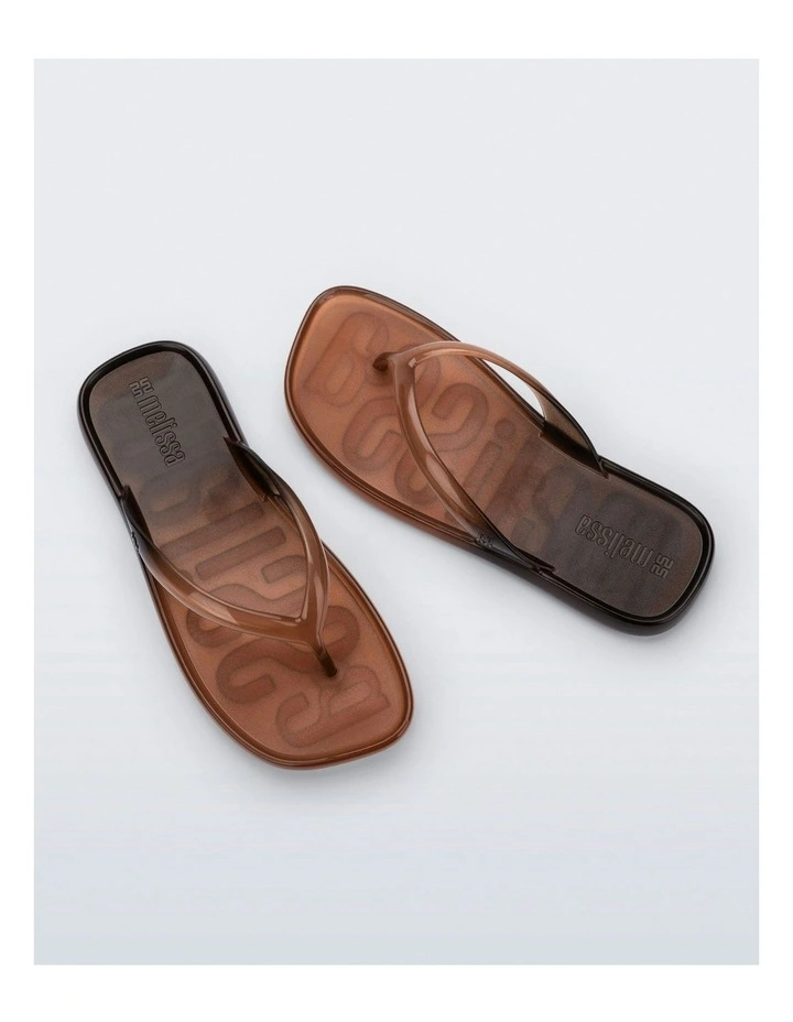 Beachwear Slipper in Brown Black image 4