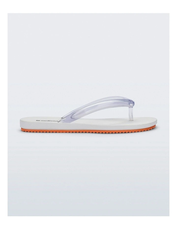 Air Flow Flip Flop in White Orange image 1