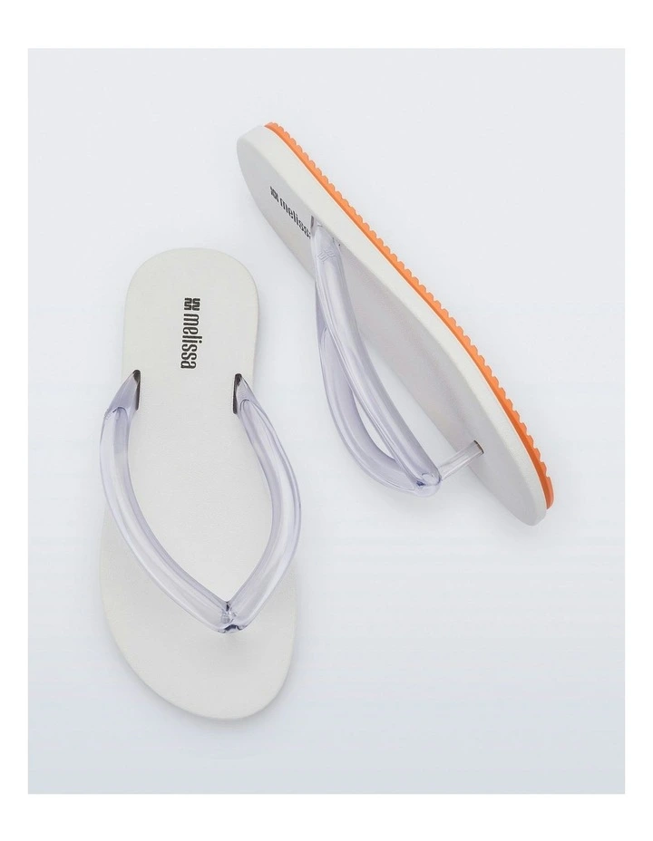 Air Flow Flip Flop in White Orange image 4