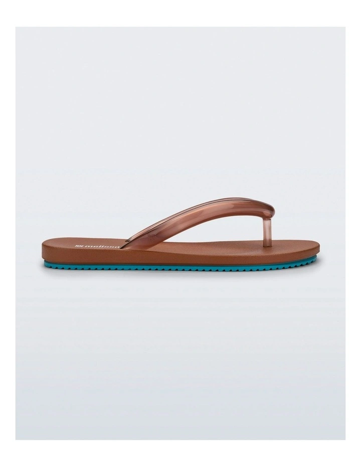 Air Flow Flip Flop in Brown Blue image 1