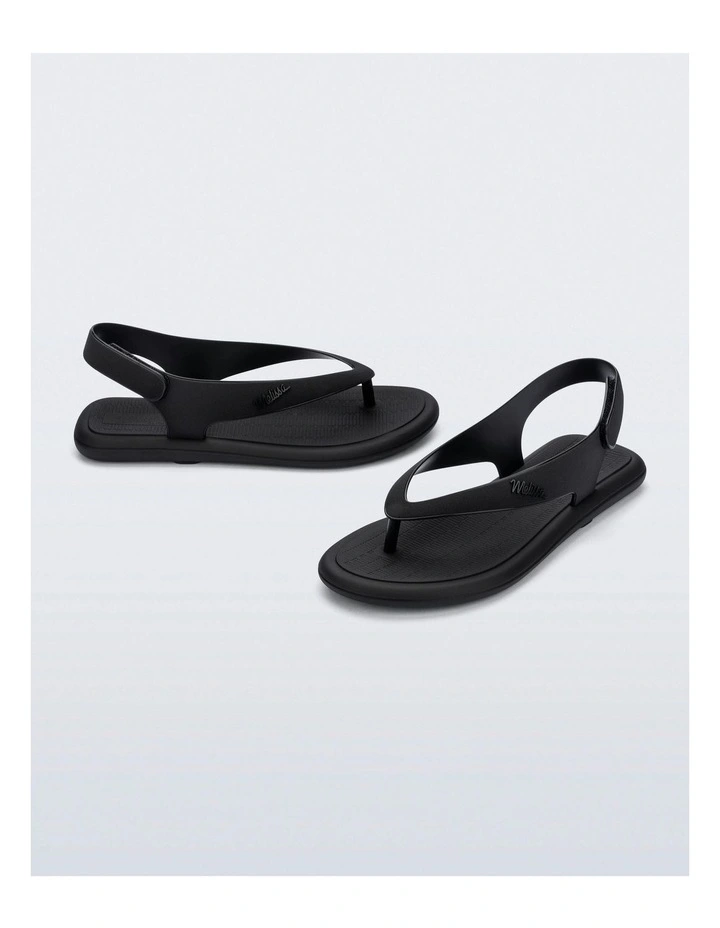 Sun Samba Sandal in Black image 3