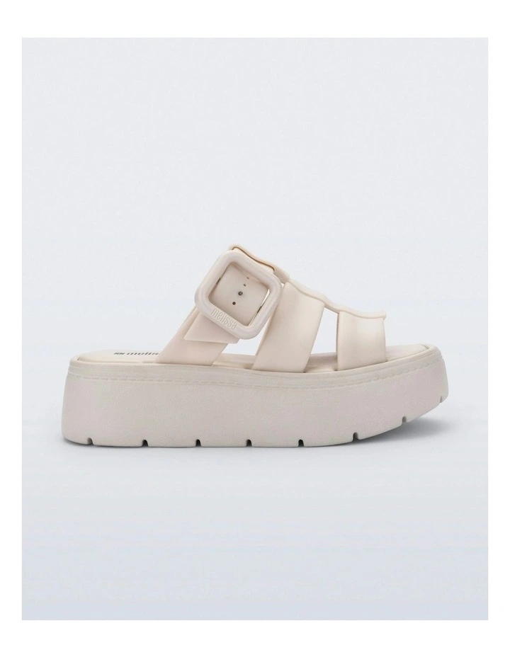 Platform Sandal in Beige image 1