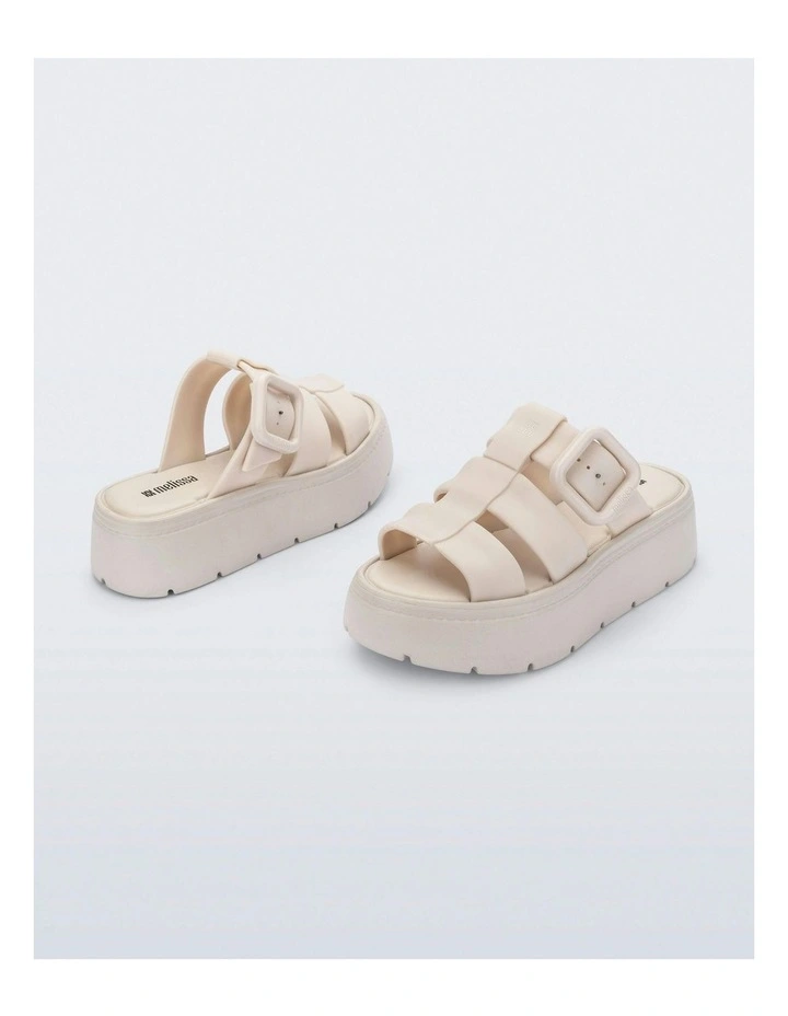Platform Sandal in Beige image 2