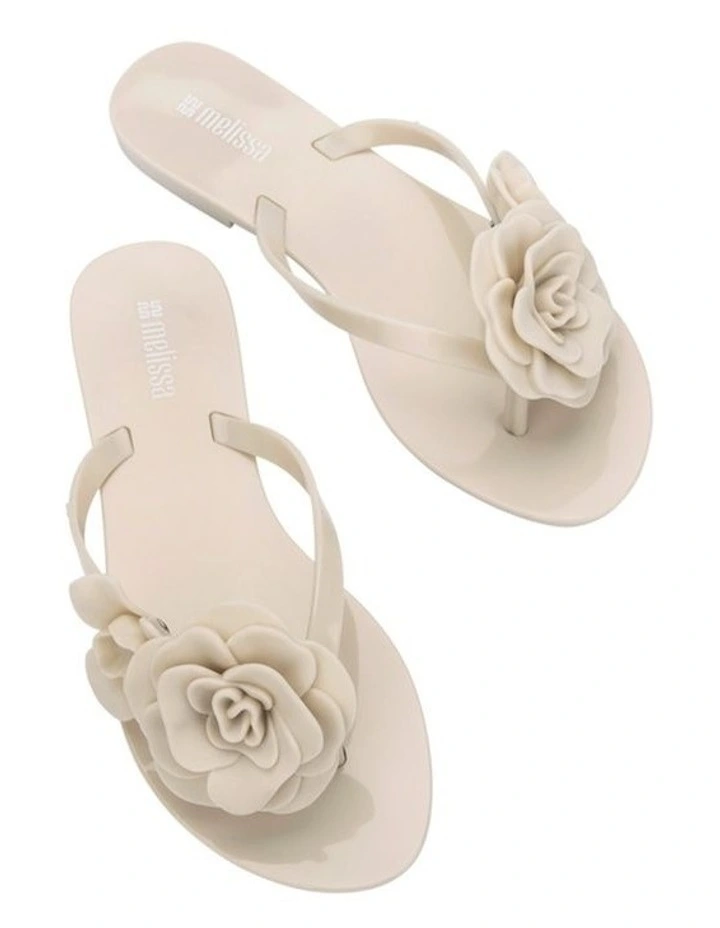 Harmonic Petals Flip Flop Thongs in Beige image 5