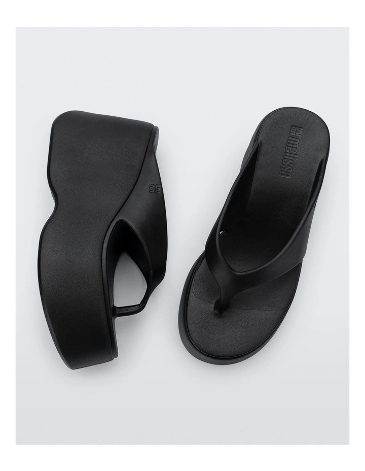 Free Thong Wedge in Black image 3