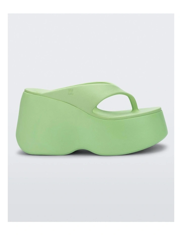 Free Thong Wedge in Green image 1