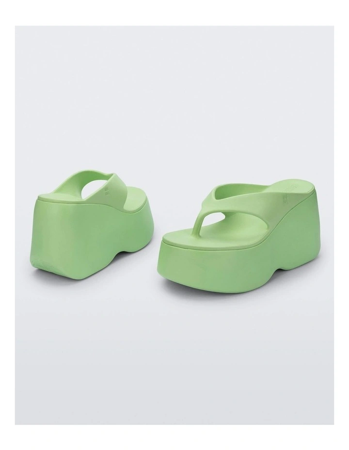Free Thong Wedge in Green image 3