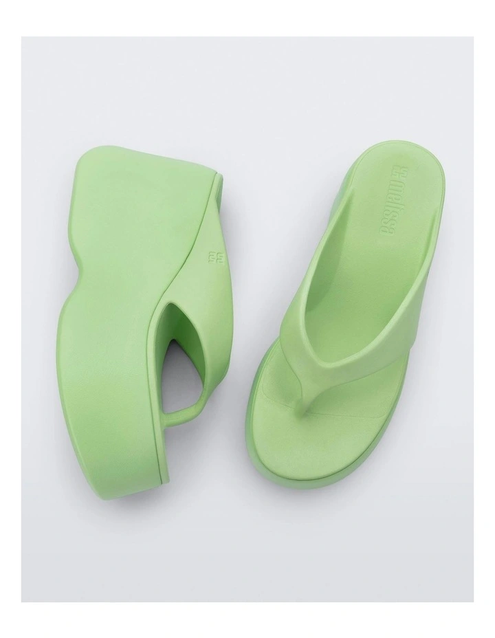 Free Thong Wedge in Green image 4