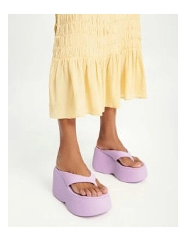 Free Thong Wedge in Lilac image 5