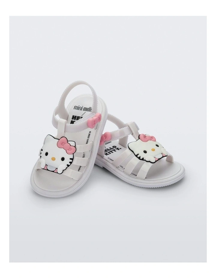 Mini Hip + Hello Kitty Sandal in White image 3