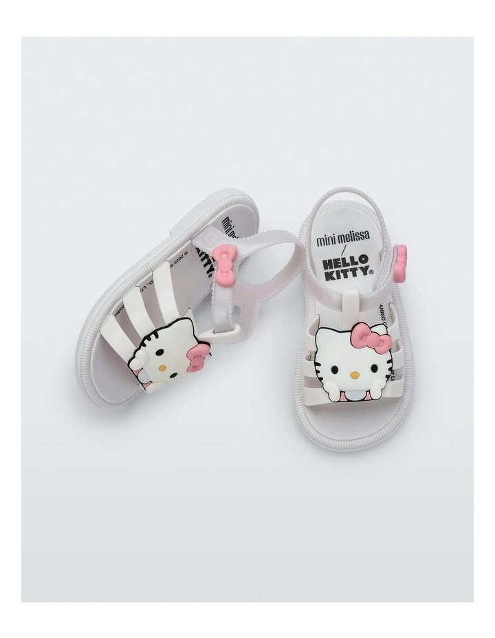 Mini Hip + Hello Kitty Sandal in White image 4