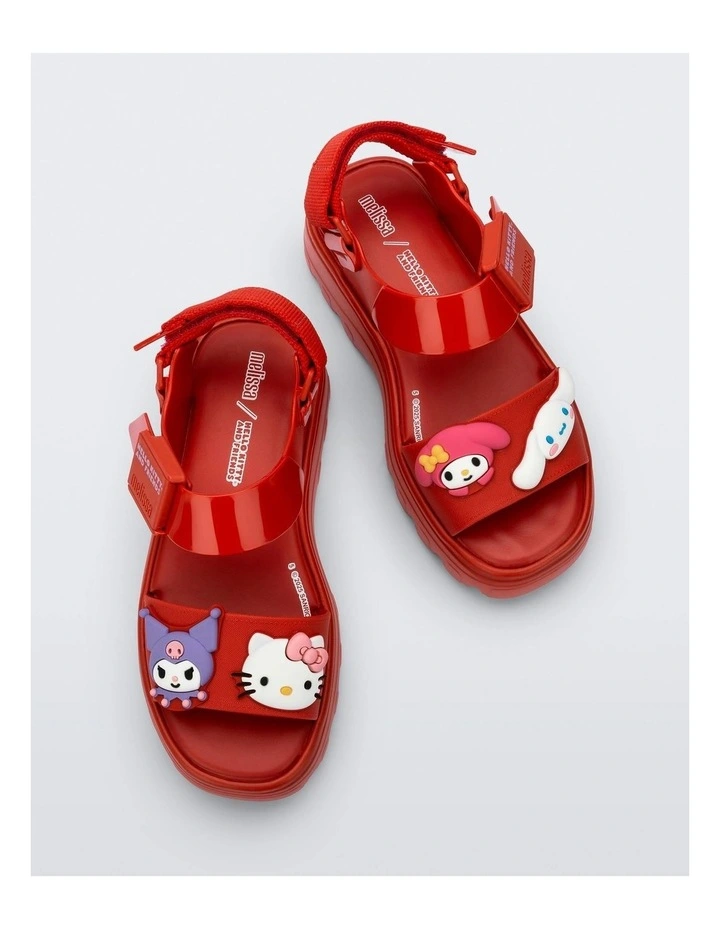 Kick Off Sandal in Hello Kitty Black image 3
