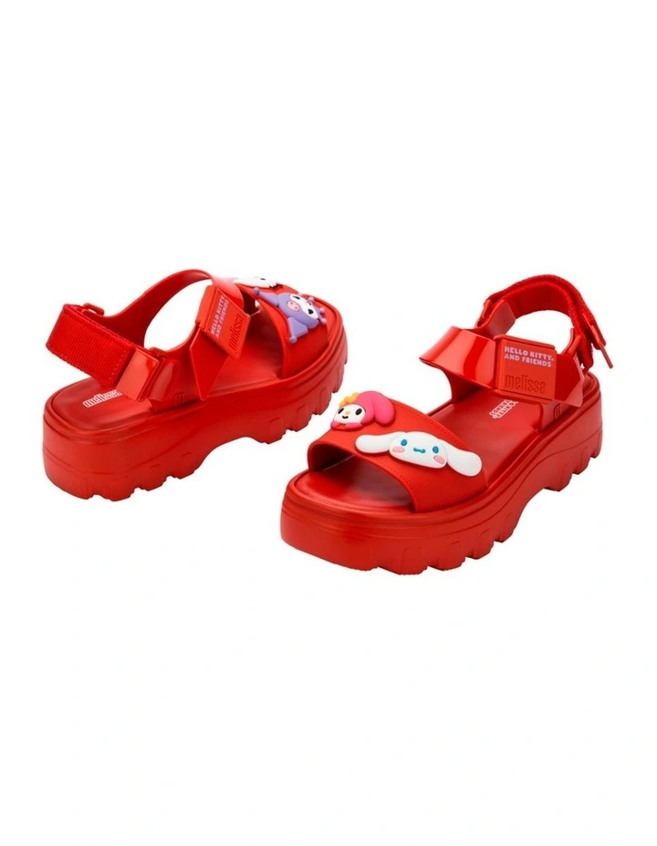 Hello Kitty Ad Kick Off Sandal + in Red image 4