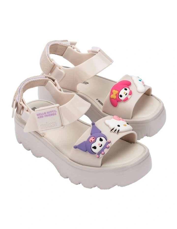 Hello Kitty Kick Off Sandal + in Beige image 3