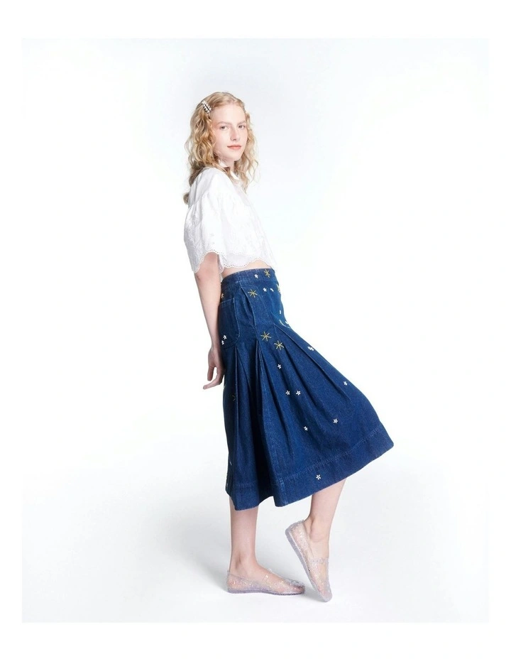 Daphnis Ballerina + Susan Fang Shoe in White image 2