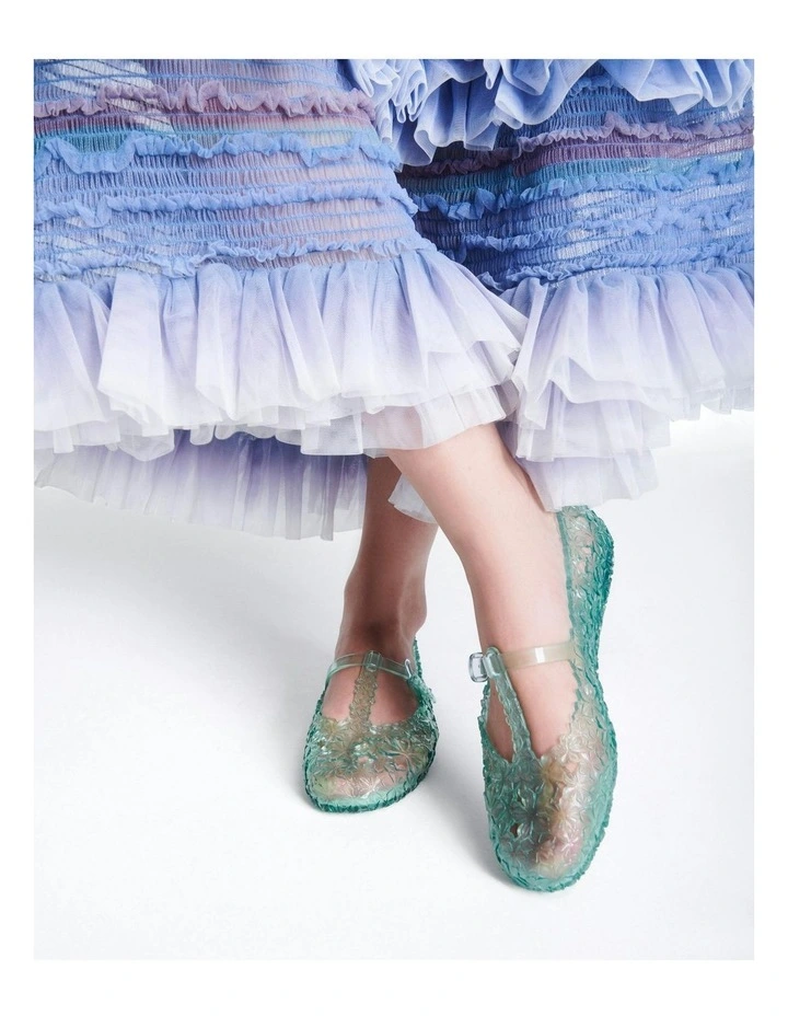 Daphnis Ballerina + Susan Fang Trans Shoe in Green image 2