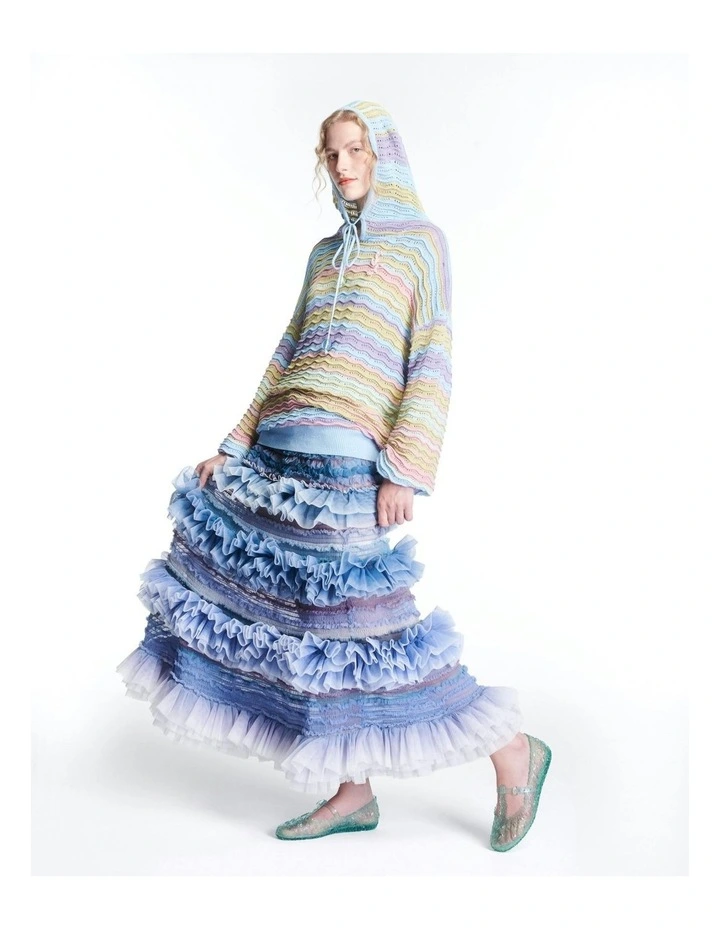 Daphnis Ballerina + Susan Fang Trans Shoe in Green image 5