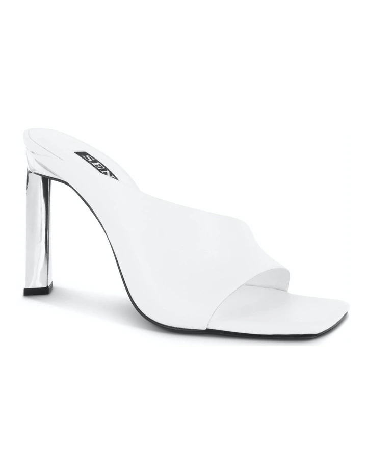 Wilhemina I Heel in White image 2