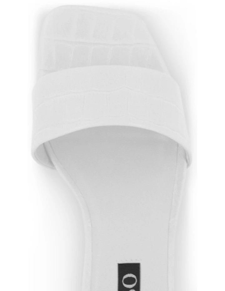 Maisy VII Mules Heels in White image 4