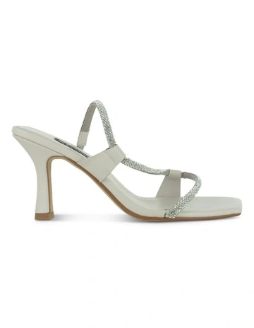 Umee Heeled Sandals in White