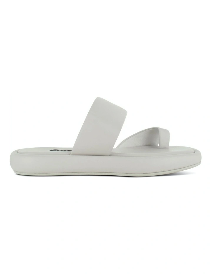 Bounty Flat Sandals in White image 1
